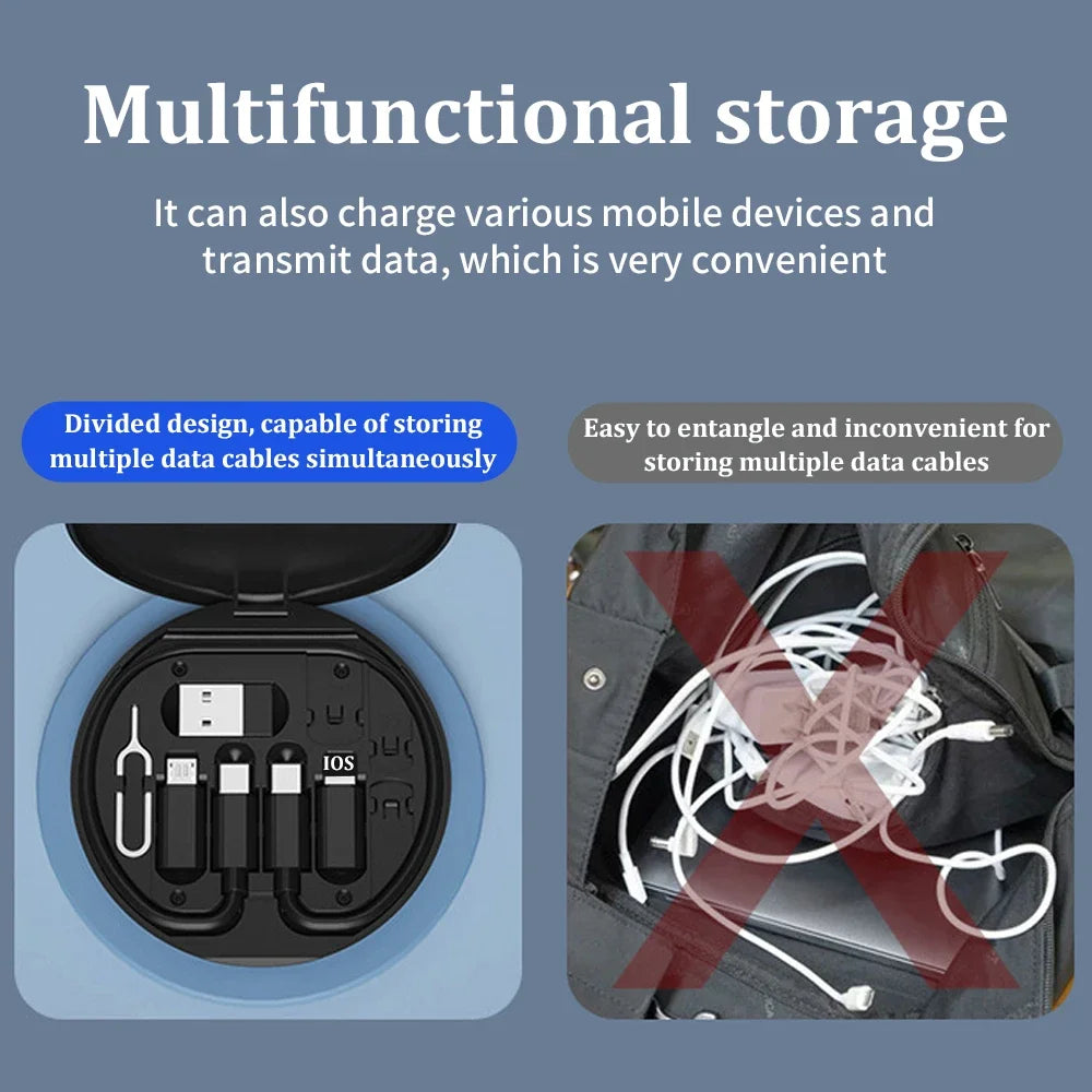 Multi USB Charging Adapter Cable Kit