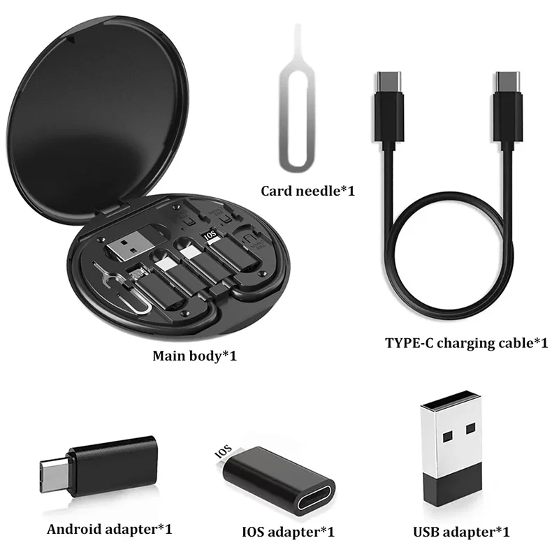 Multi USB Charging Adapter Cable Kit